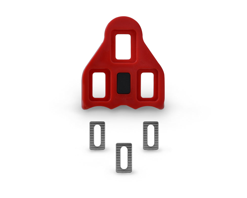 D1 Look Classic Cleats + 4mm wrench - Red